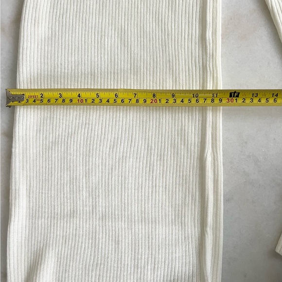 Set of 2 Dresses! Turtleneck Midi Brave Soul London Fitted Ribbed White & Black - Picture 12 of 12